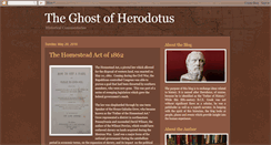 Desktop Screenshot of ghostofherodotus.com