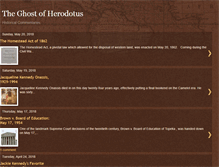 Tablet Screenshot of ghostofherodotus.com
